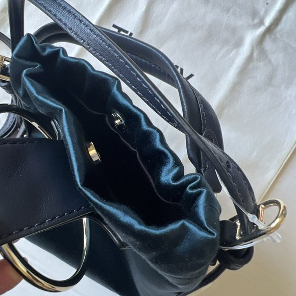 Theory Small Pouch Bag Navy - Picture 8 of 9